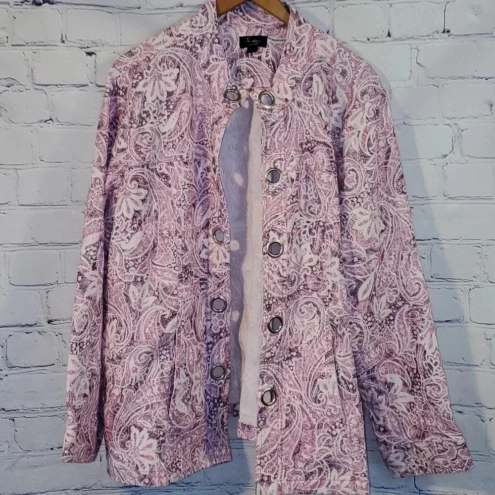 Analogy Woman Open Front Jacket Size 2x